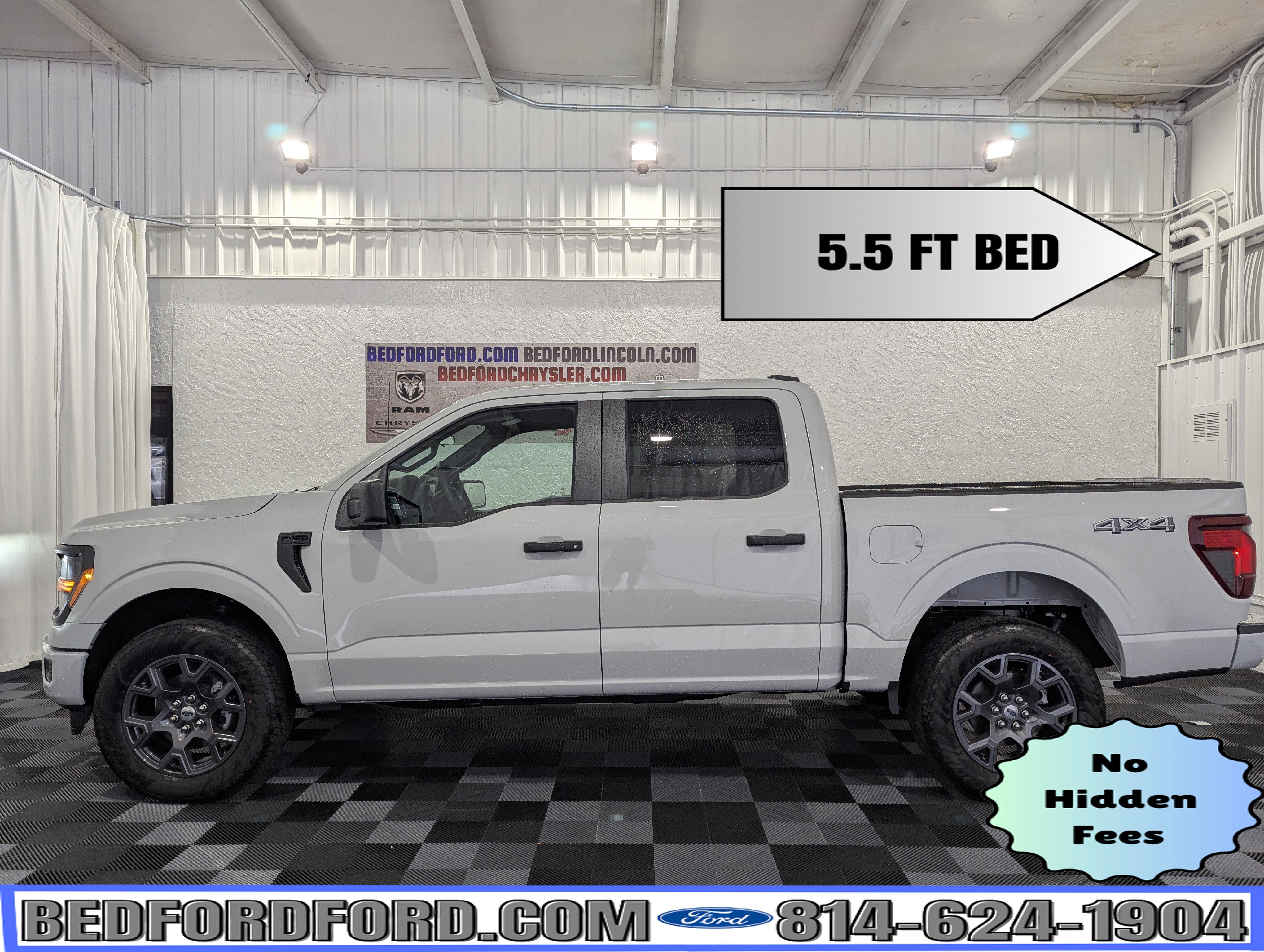 2026 Ford F-150 STX in Avalanche — front three-quarter view