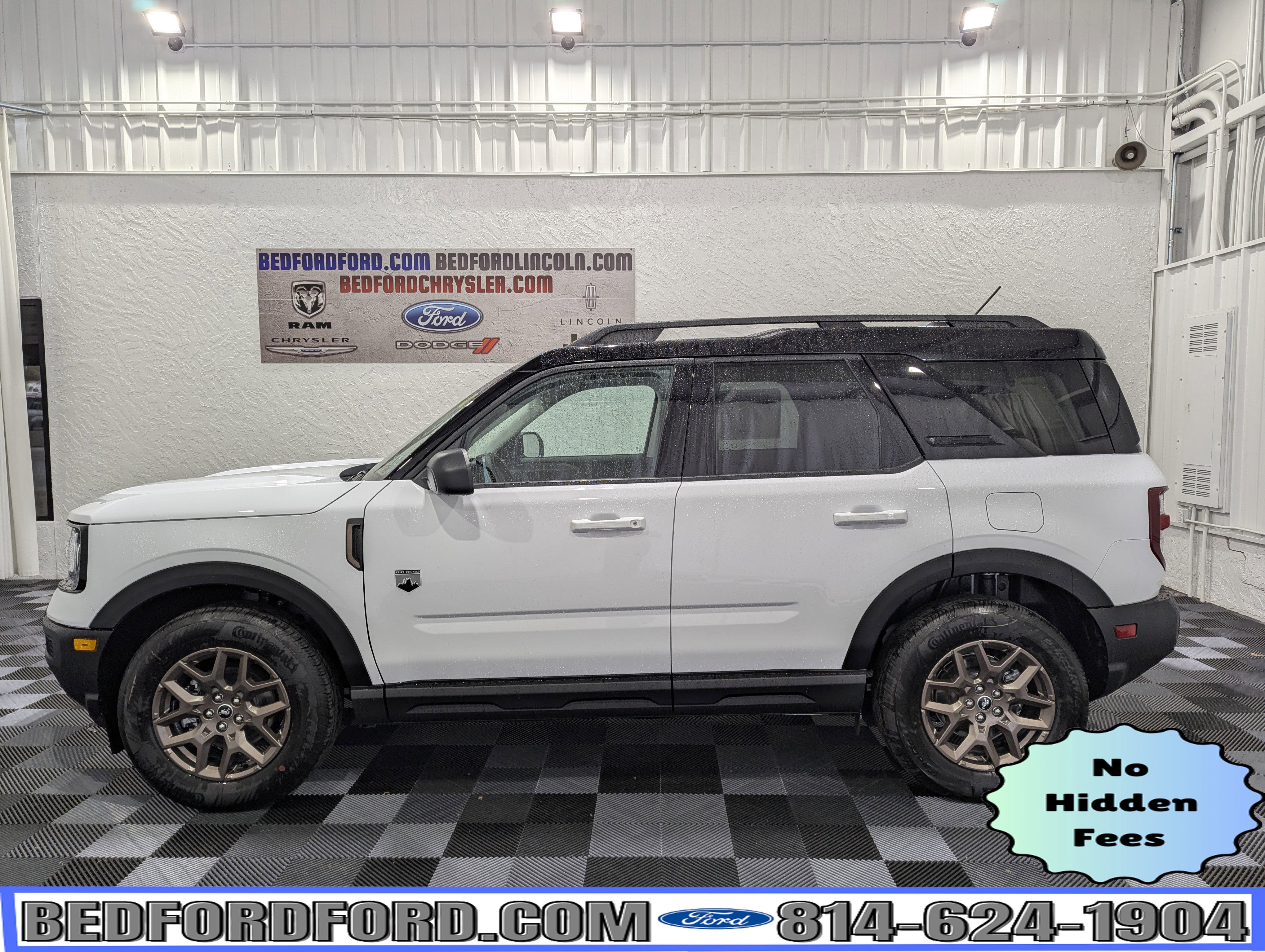 2026 Ford Bronco Sport Big Bend 4x4 in Oxford White — front three-quarter view