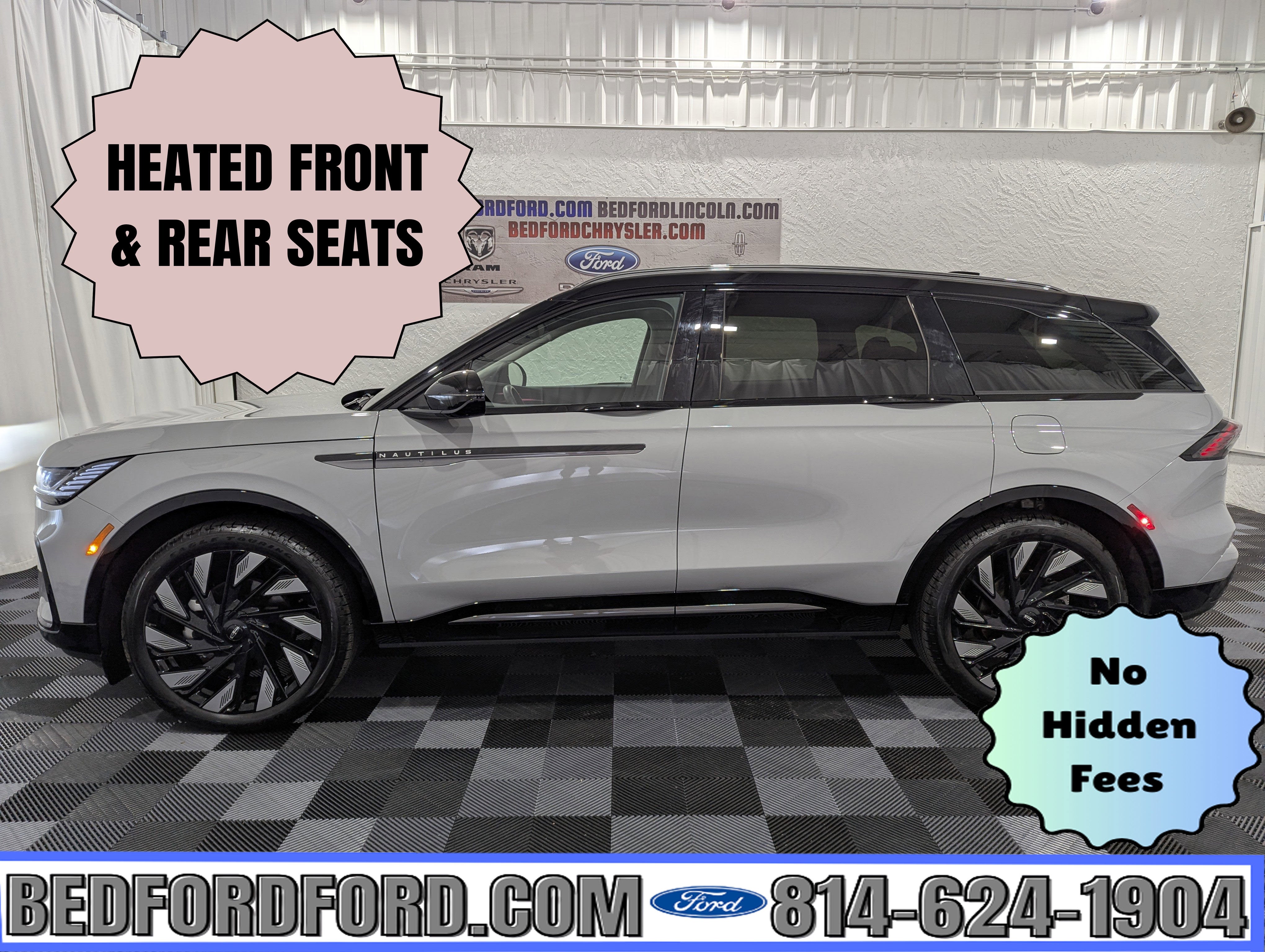 2026 Lincoln Nautilus Reserve AWD in Gray Matter Metallic — front three-quarter view